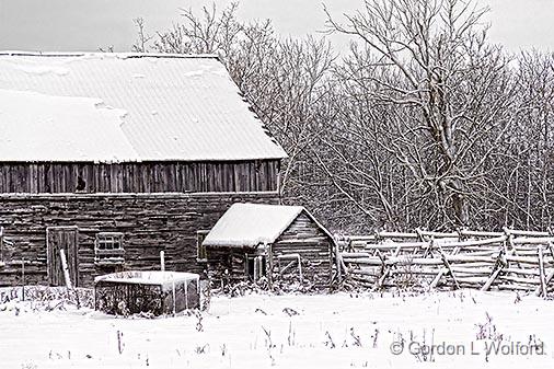 Winter Barnyard_32406.jpg - Photographed near Smiths Falls, Ontario, Canada.